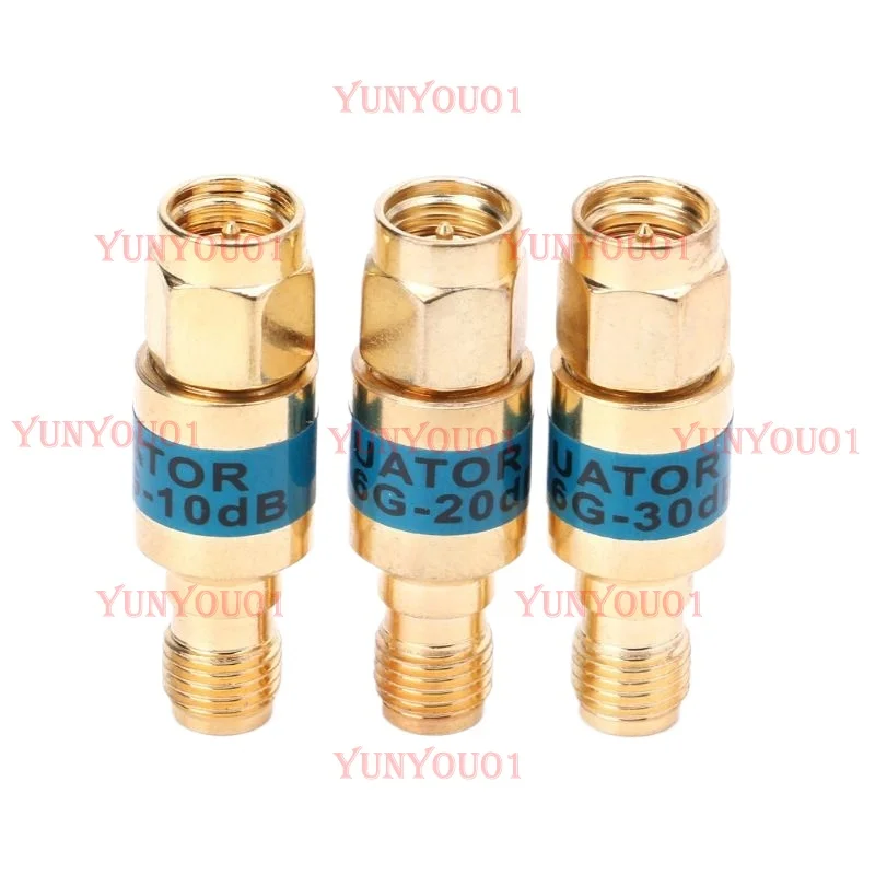Gold 2W DC 0-6GHz SMA-JK Rotary Female Attenuator 1-30DB
Gold 2W DC 0-6GHz SMA-JK Rotary Female Attenuator 1-30DB
