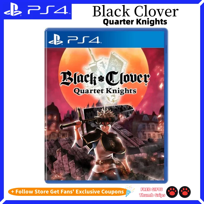 PS4 New Game CD Black Clover Quarter Knights Sony Playstation4 Brand New Playstation4 Game Card Ps4 Games Black Clover 
PS4 New Game CD Black Clover Quarter Knights Sony Playstation4 Brand New Playstation4 Game Card Ps4 Games Black Clover