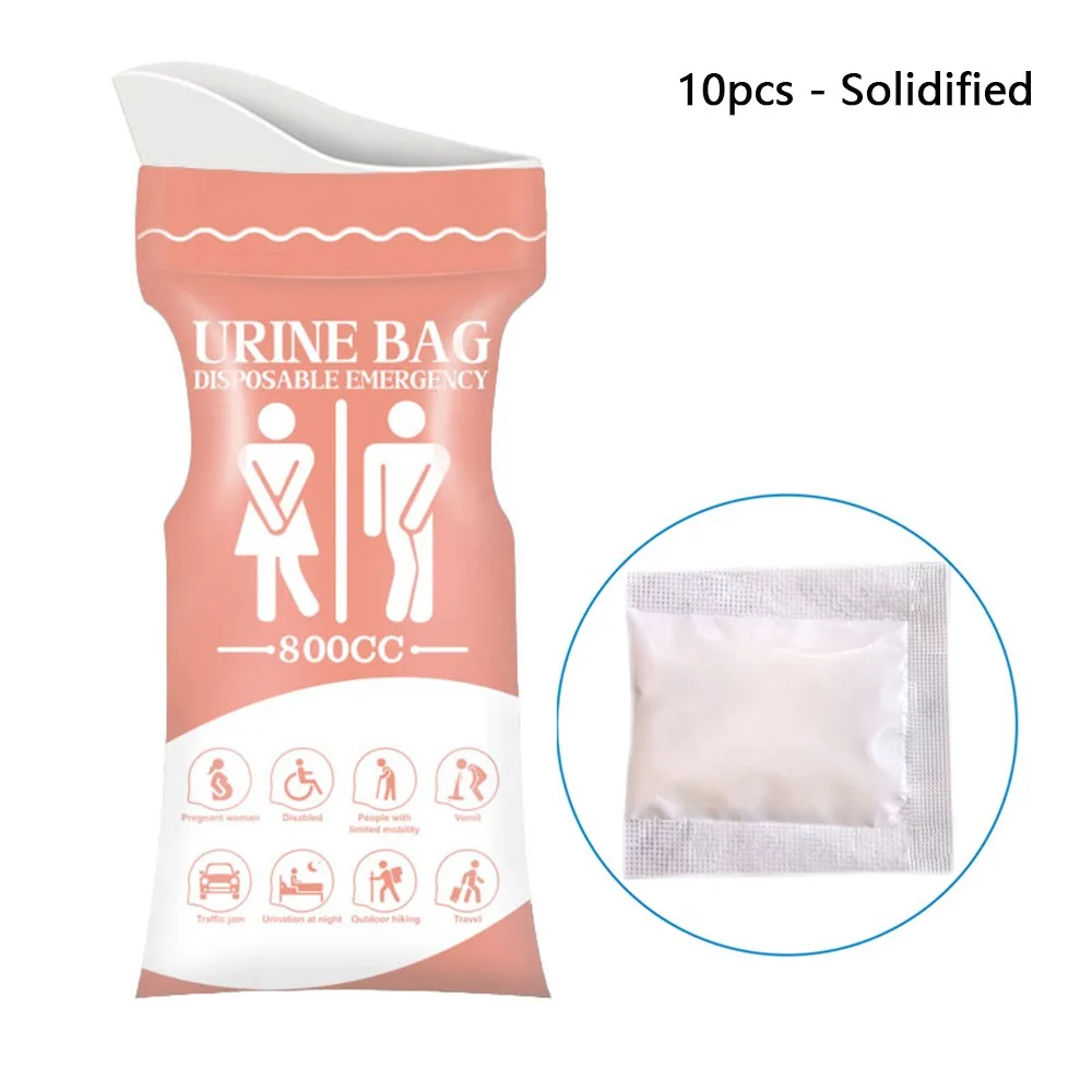 10Pcs Set 800ML Capacity Emergency Urinate Bags Portable Cleaning Unisex Urinal Bag Portable Travel Toilet Bag Outdoor Emergency
10Pcs Set 800ML Capacity Emergency Urinate Bags Portable Cleaning Unisex Urinal Bag Portable Travel Toilet Bag Outdoor Emergency