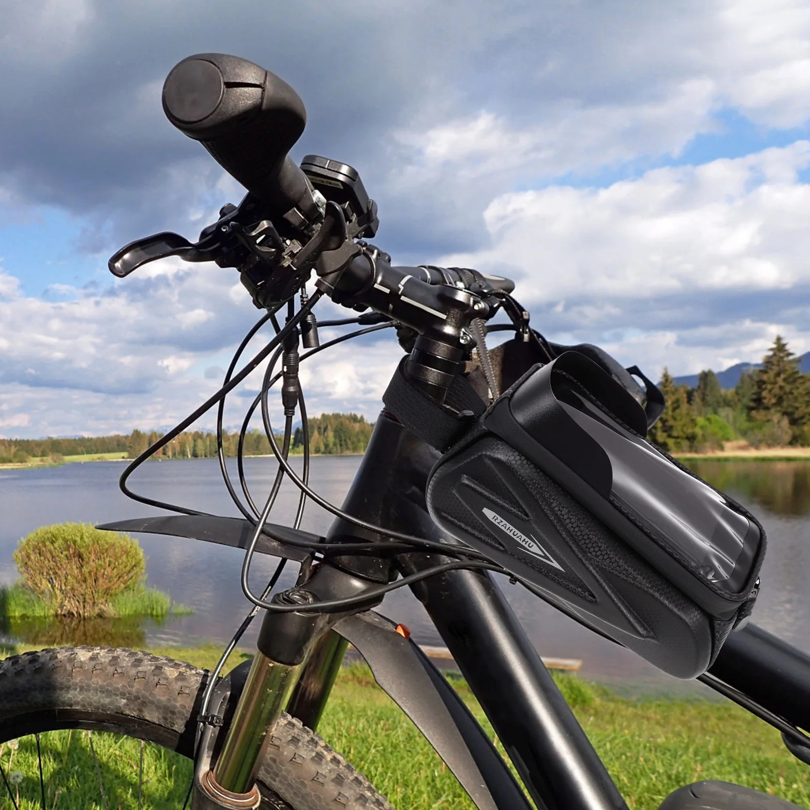 Bicycle Phone Bag With Transparent Touchscreen Window Front Frame Storage For Cycling Handlebar Bike Cellphone Pouch Mount
Bicycle Phone Bag With Transparent Touchscreen Window Front Frame Storage For Cycling Handlebar Bike Cellphone Pouch Mount