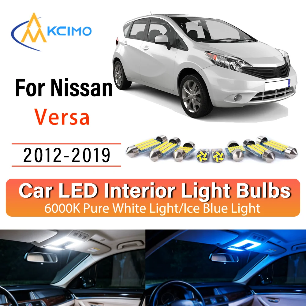 LED Interior Light Bulb Set For Nissan Versa 2012-2019 Easy Install Bright White/Blue Dome Map Door Courtesy Brights
LED Interior Light Bulb Set For Nissan Versa 2012-2019 Easy Install Bright White/Blue Dome Map Door Courtesy Brights