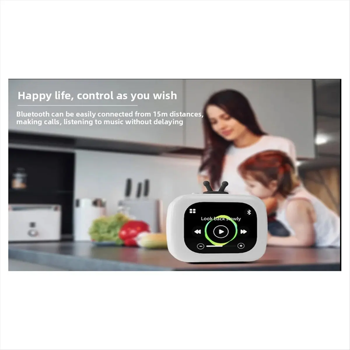 M09K Портативная многофункциональная Bluetooth-колонка, музыка, фотоальбом, вызов, таймер/калькулятор, погода, календарь и т. д.
M09K Портативная многофункциональная Bluetooth-колонка, музыка, фотоальбом, вызов, таймер/калькулятор, погода, календарь и т. д.