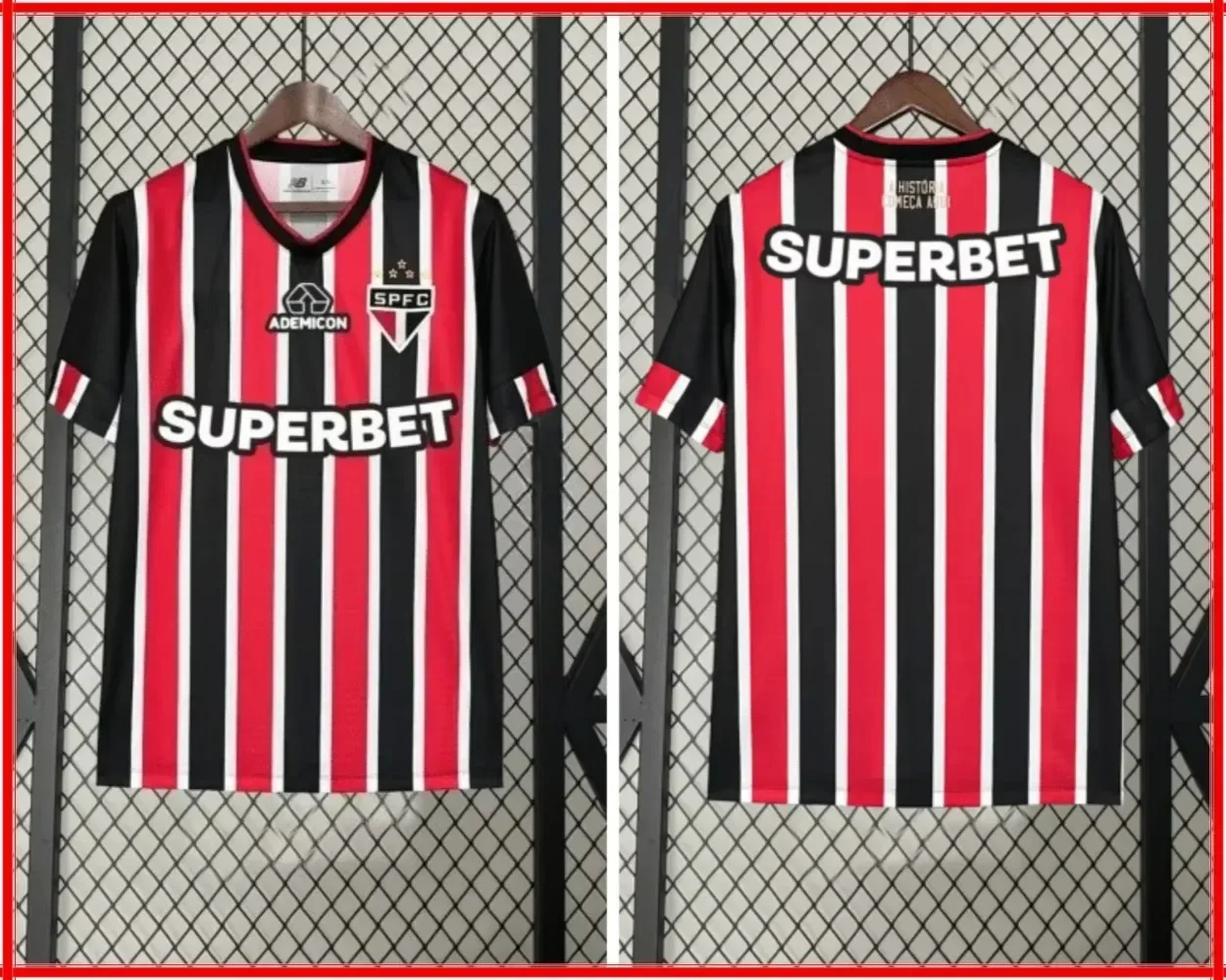 New Cool 3D-printed Retro T-shirt, Sao Paulo Special 24/25 Away Jersey - Fan Edition Jersey Casual Sports Kit cool man Cool
New Cool 3D-printed Retro T-shirt, Sao Paulo Special 24/25 Away Jersey - Fan Edition Jersey Casual Sports Kit cool man Cool