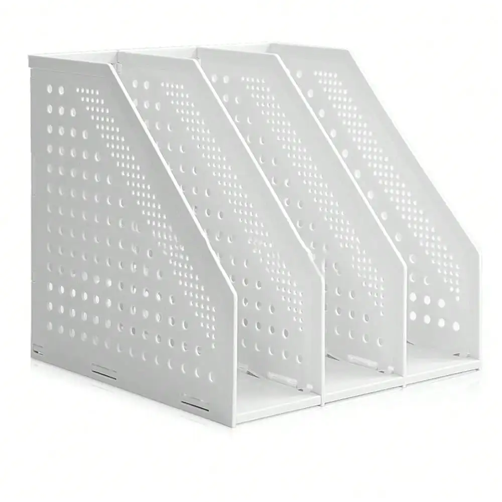 Desktop Collapsible File Magazine Folder Holder 4 Compartment Plastic Hollow Documents Foldable Organizer Files Cabinet Shel F Frames Dividers Rack Display And Storage
Desktop Collapsible File Magazine Folder Holder 4 Compartment Plastic Hollow Documents Foldable Organizer Files Cabinet Shel F Frames Dividers Rack Display And Storage
