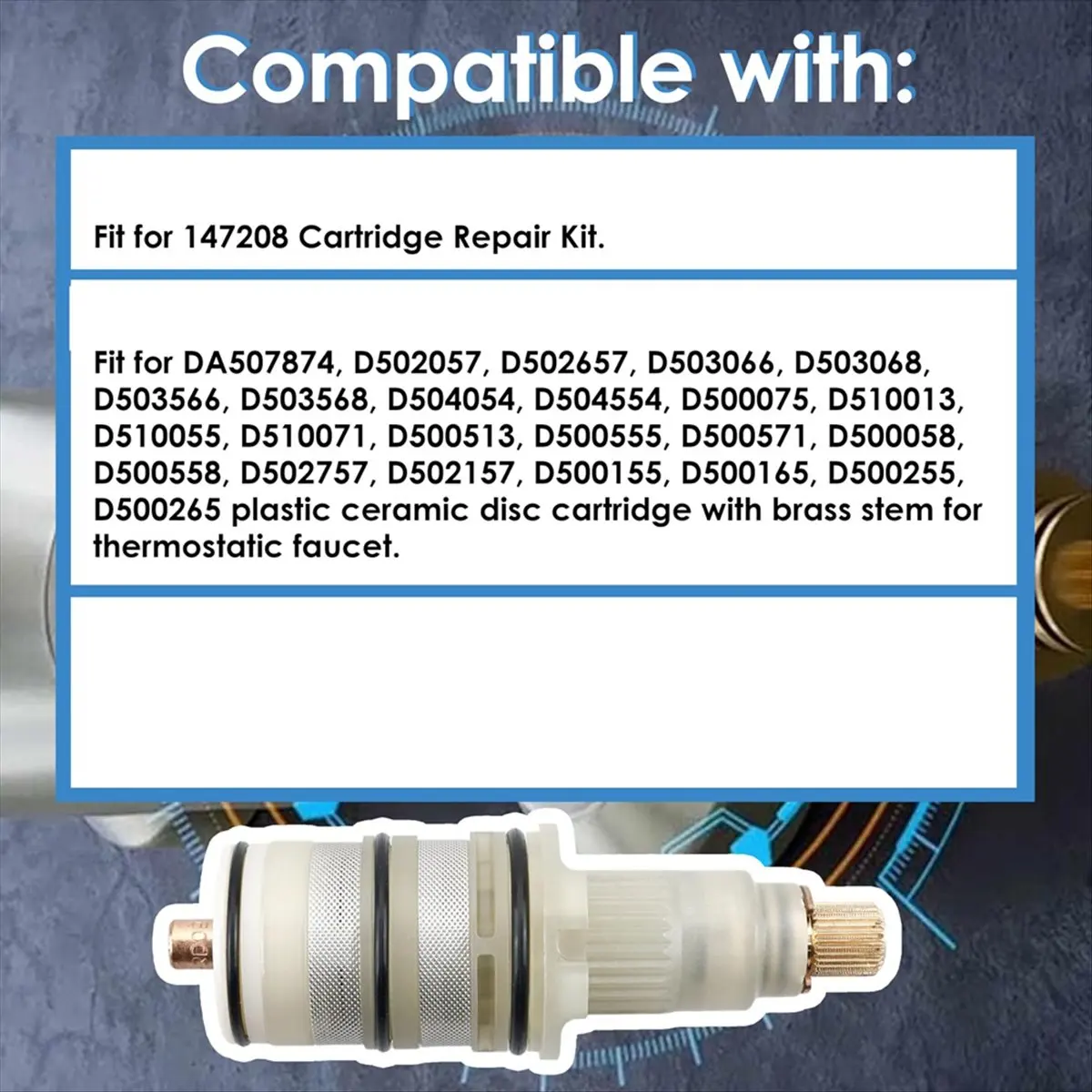 A56K Thermostatic Shower , for 9.13554, 147208, Da507874, Thermostatic Valve Replacement Part
A56K Thermostatic Shower , for 9.13554, 147208, Da507874, Thermostatic Valve Replacement Part