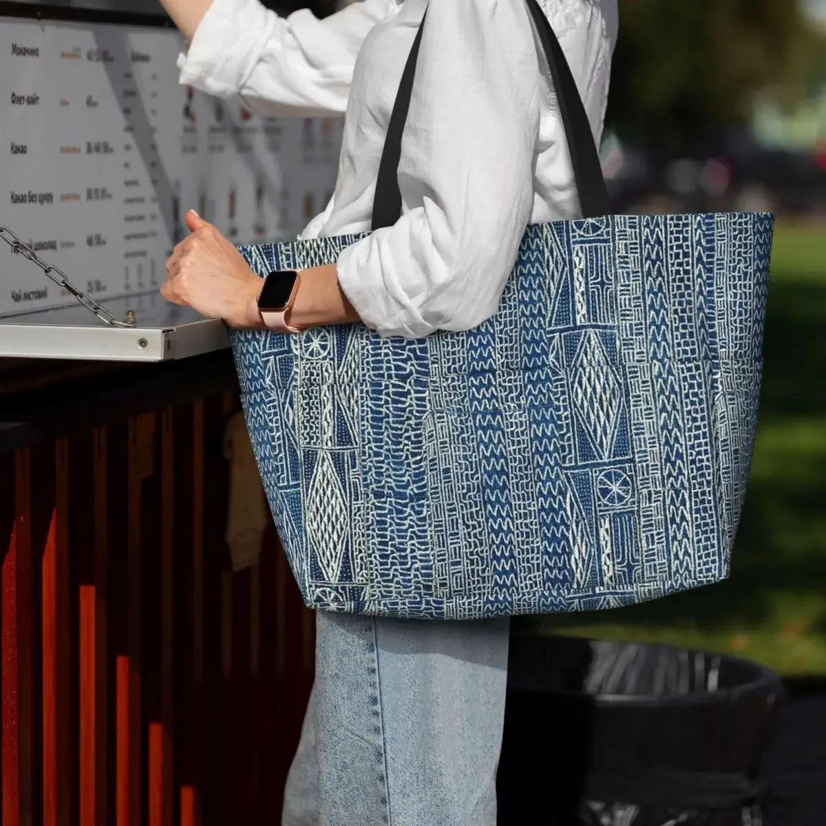 Ndop Cameroon West African Textile Beach Tote Bag Sport Gym Yoga Duffle Large Tote Bag Women Travel Bag Fitness bag
Ndop Cameroon West African Textile Beach Tote Bag Sport Gym Yoga Duffle Large Tote Bag Women Travel Bag Fitness bag