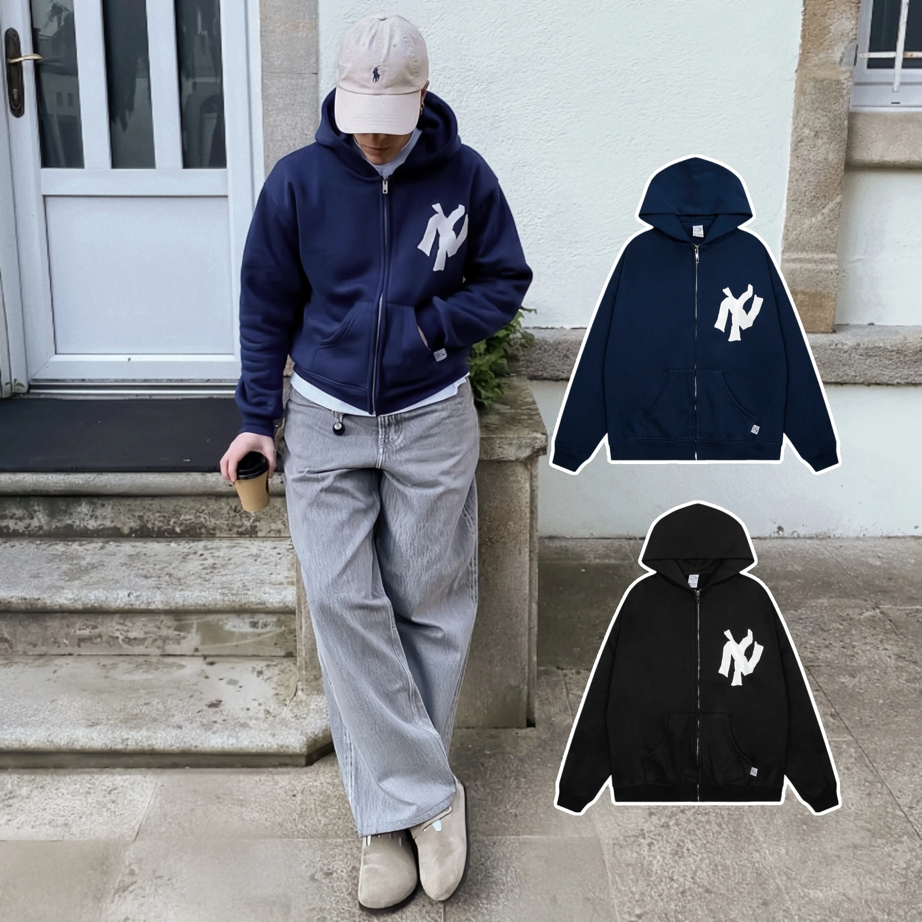 Открытый кардиган на молнии в американском стиле с капюшоном Jaet ort Wide High Street, модный свитшот для молодежи, повседневная весна-осень-зима
Открытый кардиган на молнии в американском стиле с капюшоном Jaet ort Wide High Street, модный свитшот для молодежи, повседневная весна-осень-зима