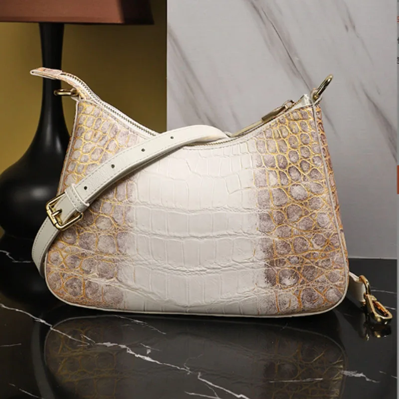 2025 New Crocodile Leather Women's Bag - High Quality Fashion Underarm/Shoulder/Crossbody Bag
2025 New Crocodile Leather Women's Bag - High Quality Fashion Underarm/Shoulder/Crossbody Bag
