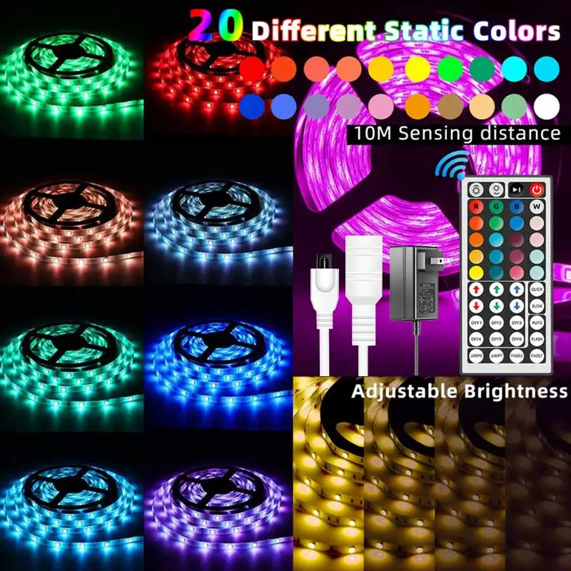 RGB Neon Strip Light DC12V Waterproof LED Strip Remote Control Flexible Neon Sign Tape Ribbon 0.5m-5m Home Decoration
RGB Neon Strip Light DC12V Waterproof LED Strip Remote Control Flexible Neon Sign Tape Ribbon 0.5m-5m Home Decoration