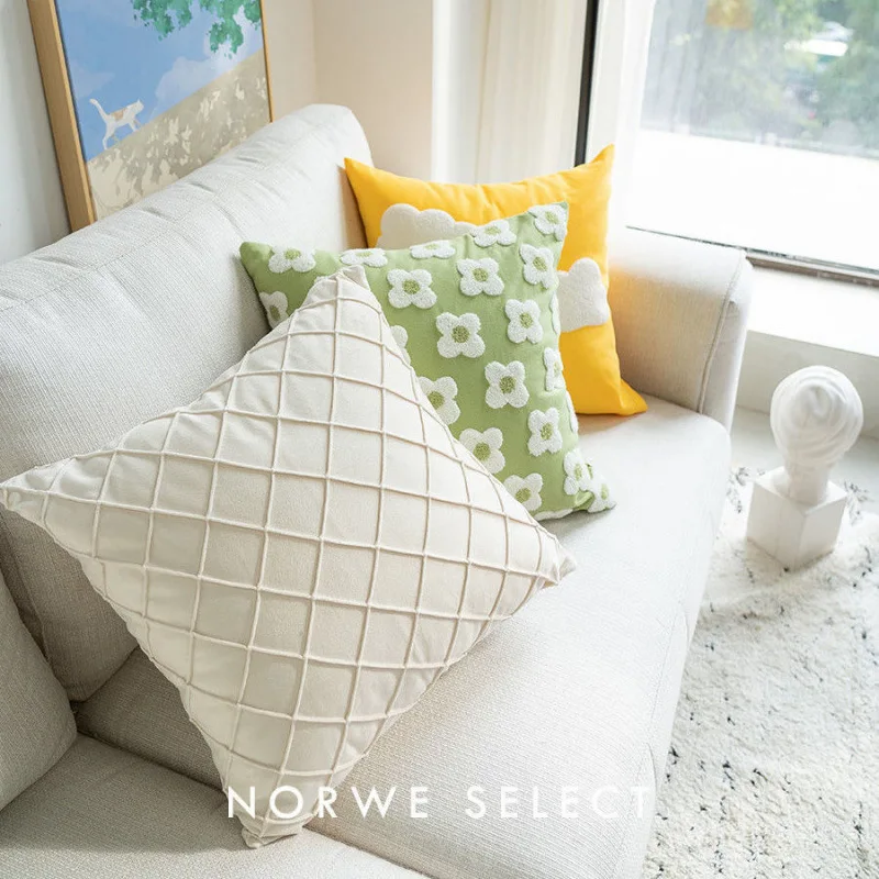 Northern EuropeinsEmbroidered Wind Plaid Pillowcase Living Room Sofa Cushion Bedside Pillow Moroccan Homestay Decorative Pil 
Northern EuropeinsEmbroidered Wind Plaid Pillowcase Living Room Sofa Cushion Bedside Pillow Moroccan Homestay Decorative Pil
