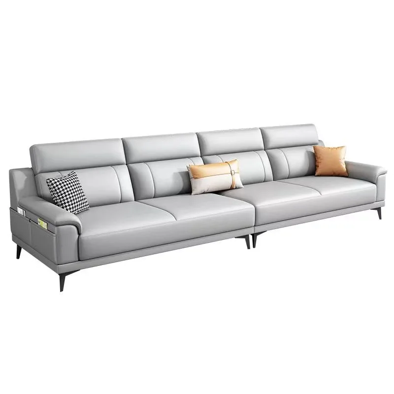 Leather sofa modern simple living room furniture large apartment first layer cowhide minimalist new concubine combination
Leather sofa modern simple living room furniture large apartment first layer cowhide minimalist new concubine combination