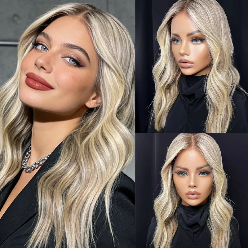 Synthetic Lace Front Wigs Pre Plucked Golden Blonde Ombre Wig for Women Loose WAve Highlight Ombre Blonde Female Cosplay Wig
Synthetic Lace Front Wigs Pre Plucked Golden Blonde Ombre Wig for Women Loose WAve Highlight Ombre Blonde Female Cosplay Wig