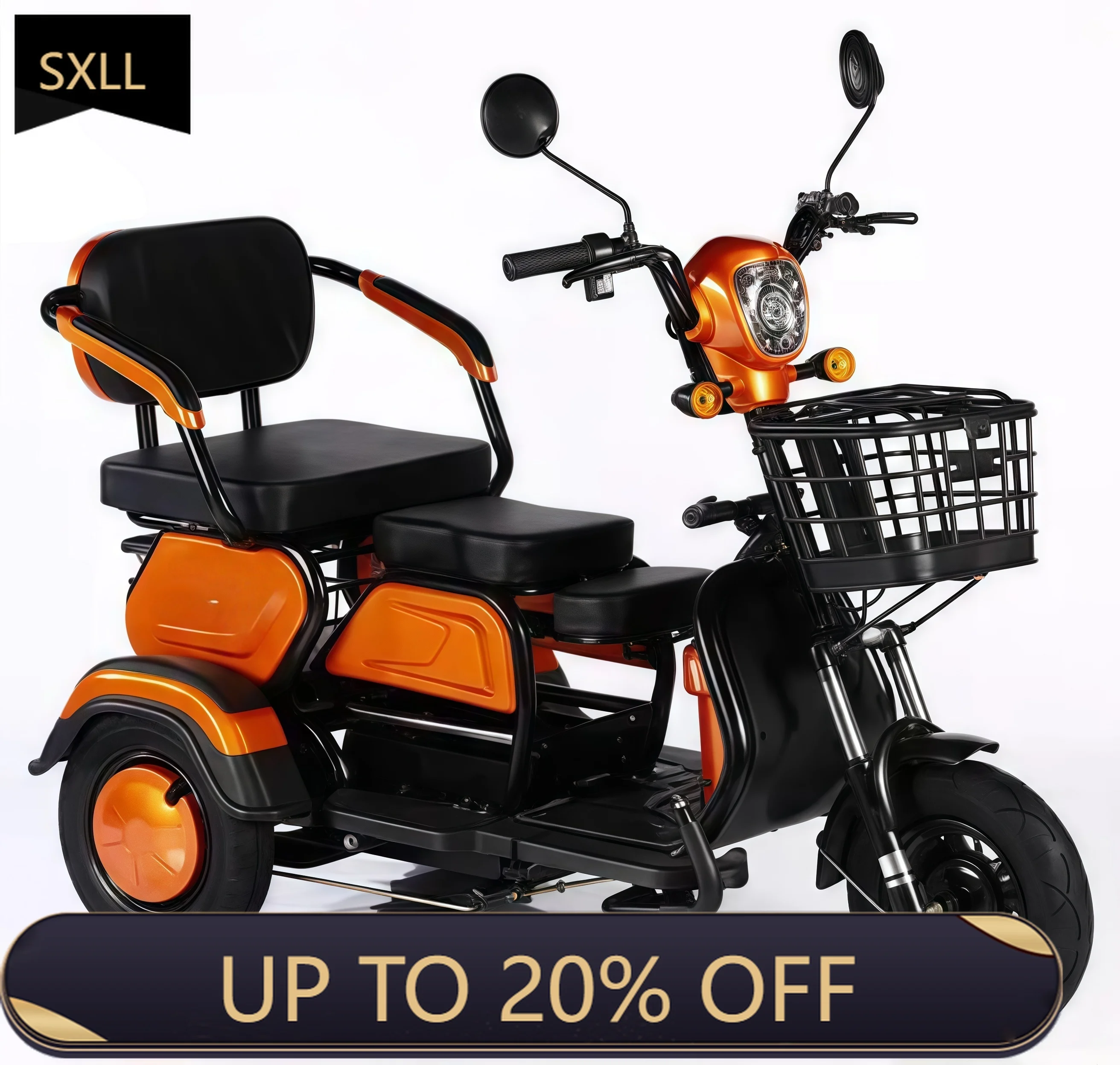 SXLL 48V-60v600W electric tricycle high quality hot-selling electric tricycle
SXLL 48V-60v600W electric tricycle high quality hot-selling electric tricycle