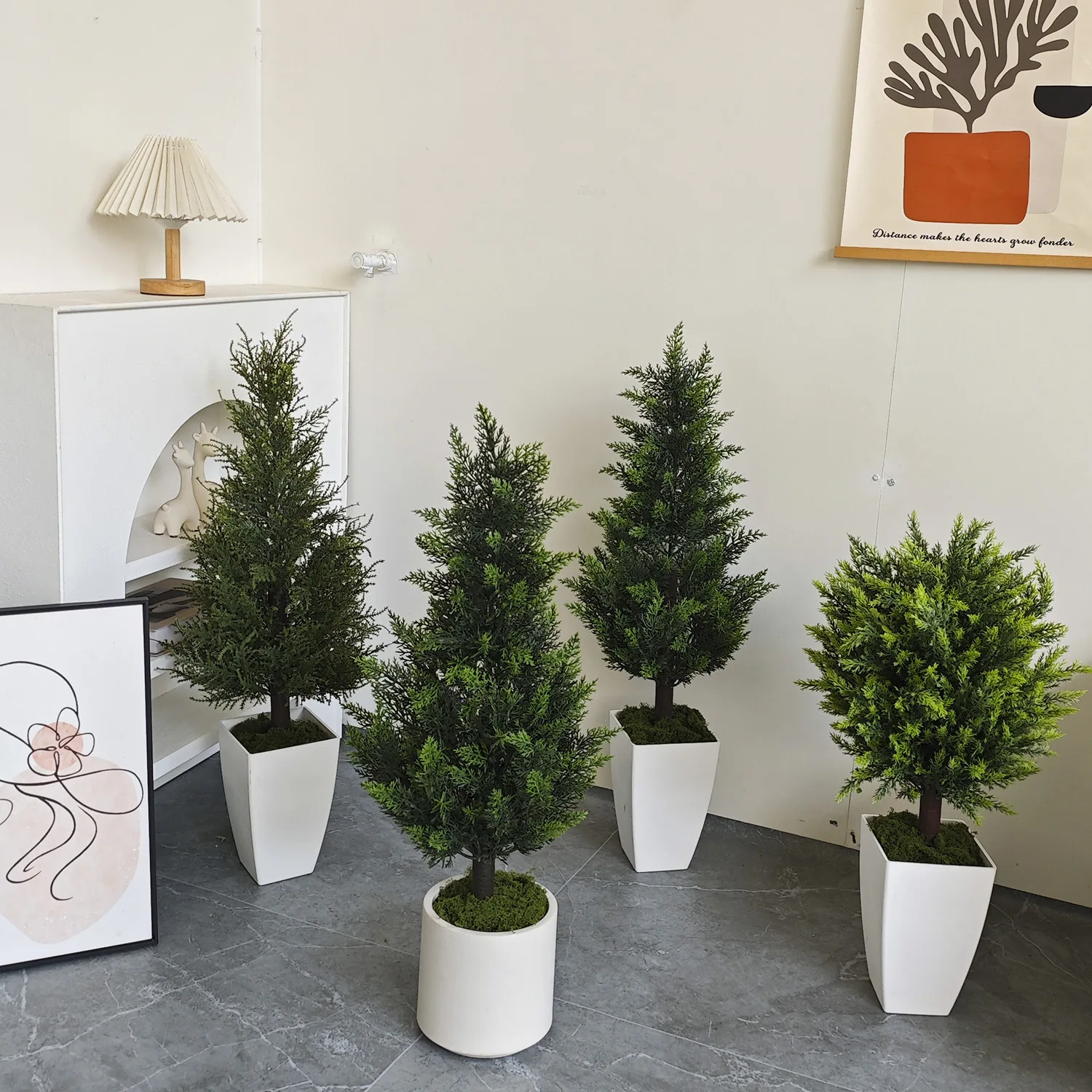 60-115CM Artificial Cypress Pine Tree, Faux Evergreen Plant,Fake Potted Tree for Indoor&Outdoor,Home,Garden,Christmas Decor
60-115CM Artificial Cypress Pine Tree, Faux Evergreen Plant,Fake Potted Tree for Indoor&Outdoor,Home,Garden,Christmas Decor