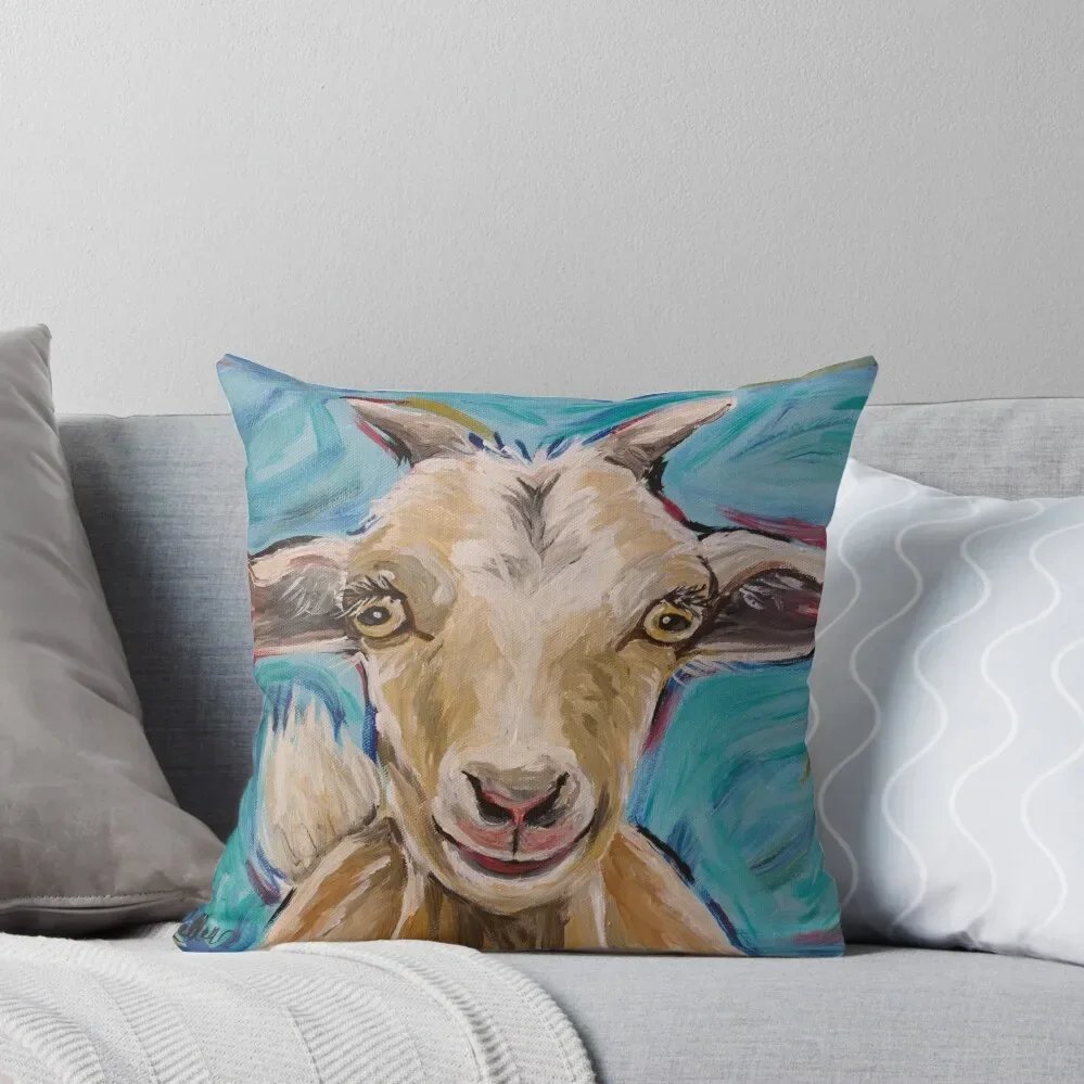 Goat Art, Buttercup the Goat Throw Pillow Cushion Child Decorative Cushion Cover pillow cover christmas Pillow
Goat Art, Buttercup the Goat Throw Pillow Cushion Child Decorative Cushion Cover pillow cover christmas Pillow