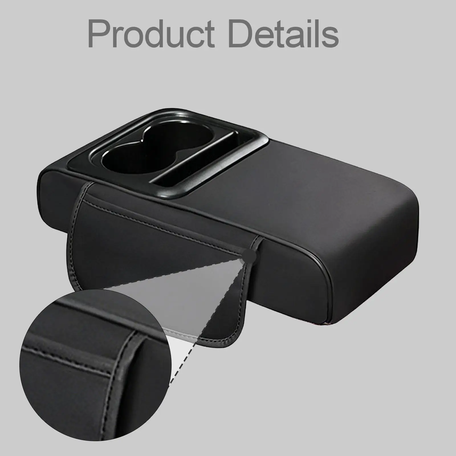 Car Armrest Cushion with Multifunctional Storage Box PU Leather Interior Organizer with Cup Holder for Small Vehicles
Car Armrest Cushion with Multifunctional Storage Box PU Leather Interior Organizer with Cup Holder for Small Vehicles
