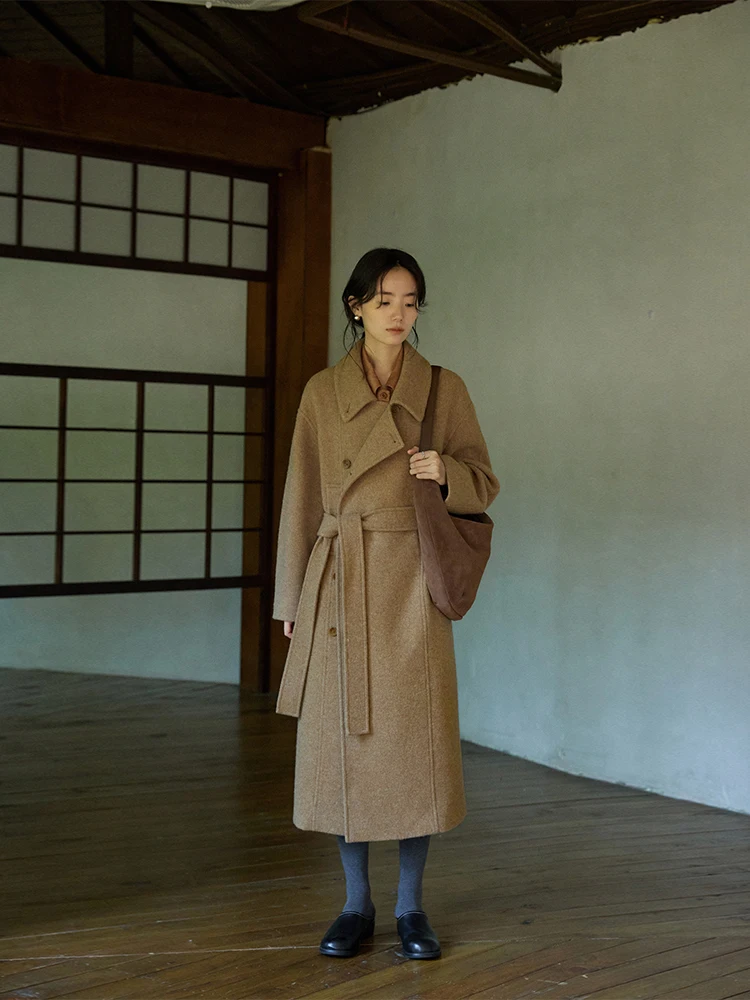 Осенне-зимнее шерстяное пальто Long Sle Lmaire: модное, маленького размера, премиум-класса, для повседневной носки, с длинными рукавами, на одной пуговице, 100% шерсть
Осенне-зимнее шерстяное пальто Long Sle Lmaire: модное, маленького размера, премиум-класса, для повседневной носки, с длинными рукавами, на одной пуговице, 100% шерсть