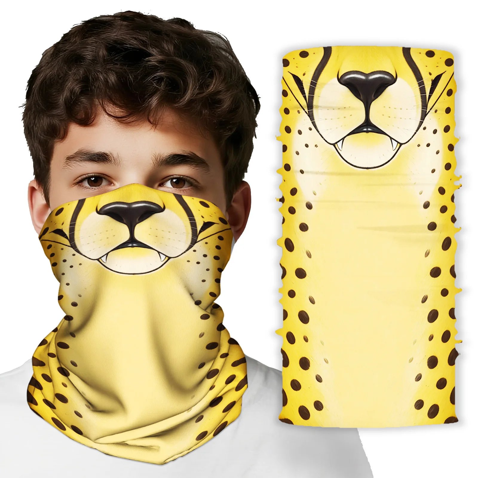 1pc Unisex Printed Scarf | Cheetah Pattern, Yellow with Black Spots All Season Bandana Fashion Scarf Multifunctional Headwear
1pc Unisex Printed Scarf | Cheetah Pattern, Yellow with Black Spots All Season Bandana Fashion Scarf Multifunctional Headwear