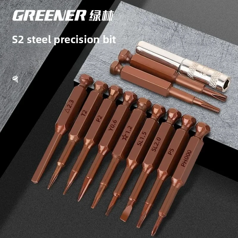 Green Forest Hexagonal Screwdriver Head Kit S2 Steel Magnetic Tool for Household Cross Word Detachment of Phone Glasses
Green Forest Hexagonal Screwdriver Head Kit S2 Steel Magnetic Tool for Household Cross Word Detachment of Phone Glasses