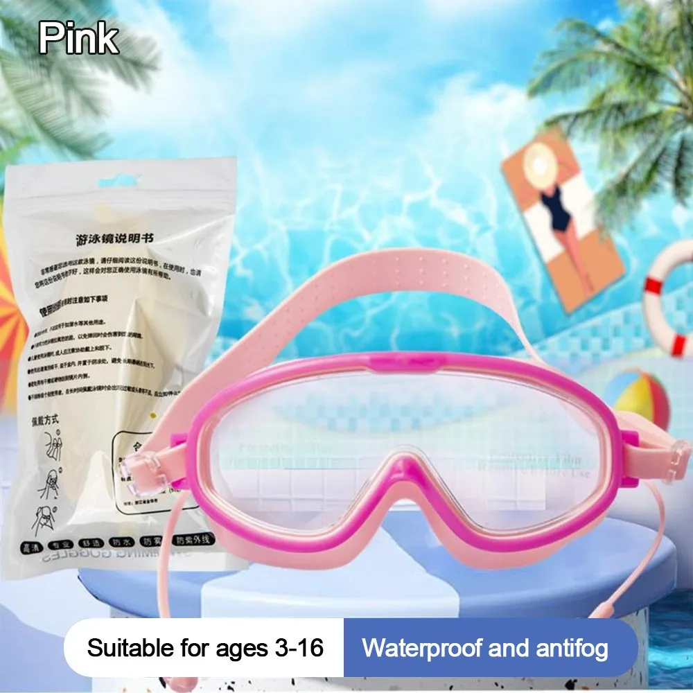 Big Frame Kids Swimming Goggles Waterproof Anti-fog Wide View Diving Goggles High Definition with Earplugs Swim Eyewear
Big Frame Kids Swimming Goggles Waterproof Anti-fog Wide View Diving Goggles High Definition with Earplugs Swim Eyewear