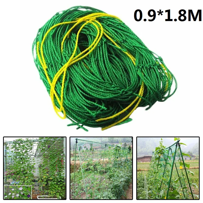 Plastic Plant Support Cage Climbing Net Net Ropes 0.9x1.8m Cucumber Garden Plant Support Flowers support Green
Plastic Plant Support Cage Climbing Net Net Ropes 0.9x1.8m Cucumber Garden Plant Support Flowers support Green