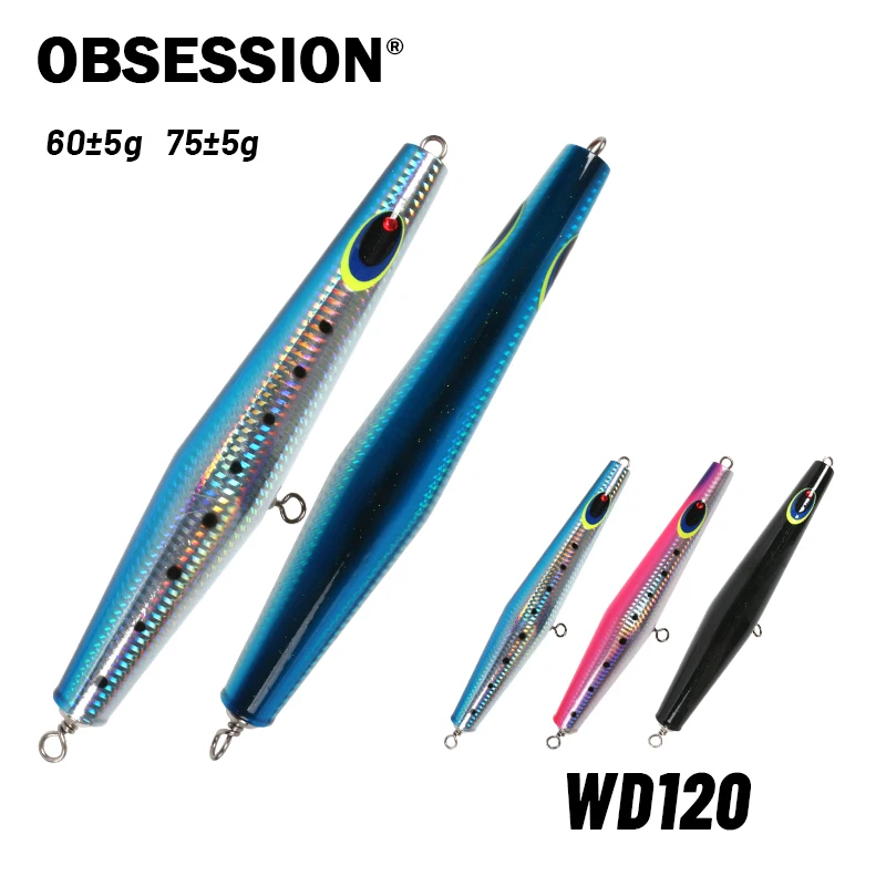 OBSESSION WD120 60 г/21 см 75 г/23 см Big Game Trolling Wood GT Popper Bait Long Casting Carpenter Lure Saltwater Glow Деревянные приманки
OBSESSION WD120 60 г/21 см 75 г/23 см Big Game Trolling Wood GT Popper Bait Long Casting Carpenter Lure Saltwater Glow Деревянные приманки