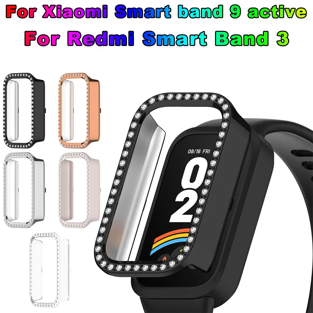 Bling PC Hollow Case Cover For Redmi Band 3 Diamond Protective Cover Cases For Xiaomi Mi Band 9 Active Protector Band
Bling PC Hollow Case Cover For Redmi Band 3 Diamond Protective Cover Cases For Xiaomi Mi Band 9 Active Protector Band