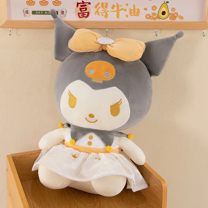 35cm Sanrio Cartoon Plushies Gilded Plush Toy Kuromi Doll Skirt Soft Stuffed Animal Pillow Girls Birthday Decorate Doll Gift
35cm Sanrio Cartoon Plushies Gilded Plush Toy Kuromi Doll Skirt Soft Stuffed Animal Pillow Girls Birthday Decorate Doll Gift