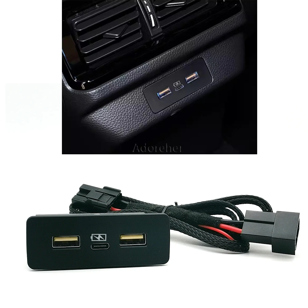 1 шт., автомобильное оригинальное двойное USB-одиночное трехпортовое быстрое зарядное устройство PD для Honda, новые аксессуары CRV Civic Accord
1 шт., автомобильное оригинальное двойное USB-одиночное трехпортовое быстрое зарядное устройство PD для Honda, новые аксессуары CRV Civic Accord
