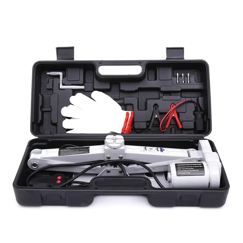 Emergency Repair Tools Set Auto 12V Electric 5 Ton Car Jack Scissor Lifting Jack
Emergency Repair Tools Set Auto 12V Electric 5 Ton Car Jack Scissor Lifting Jack