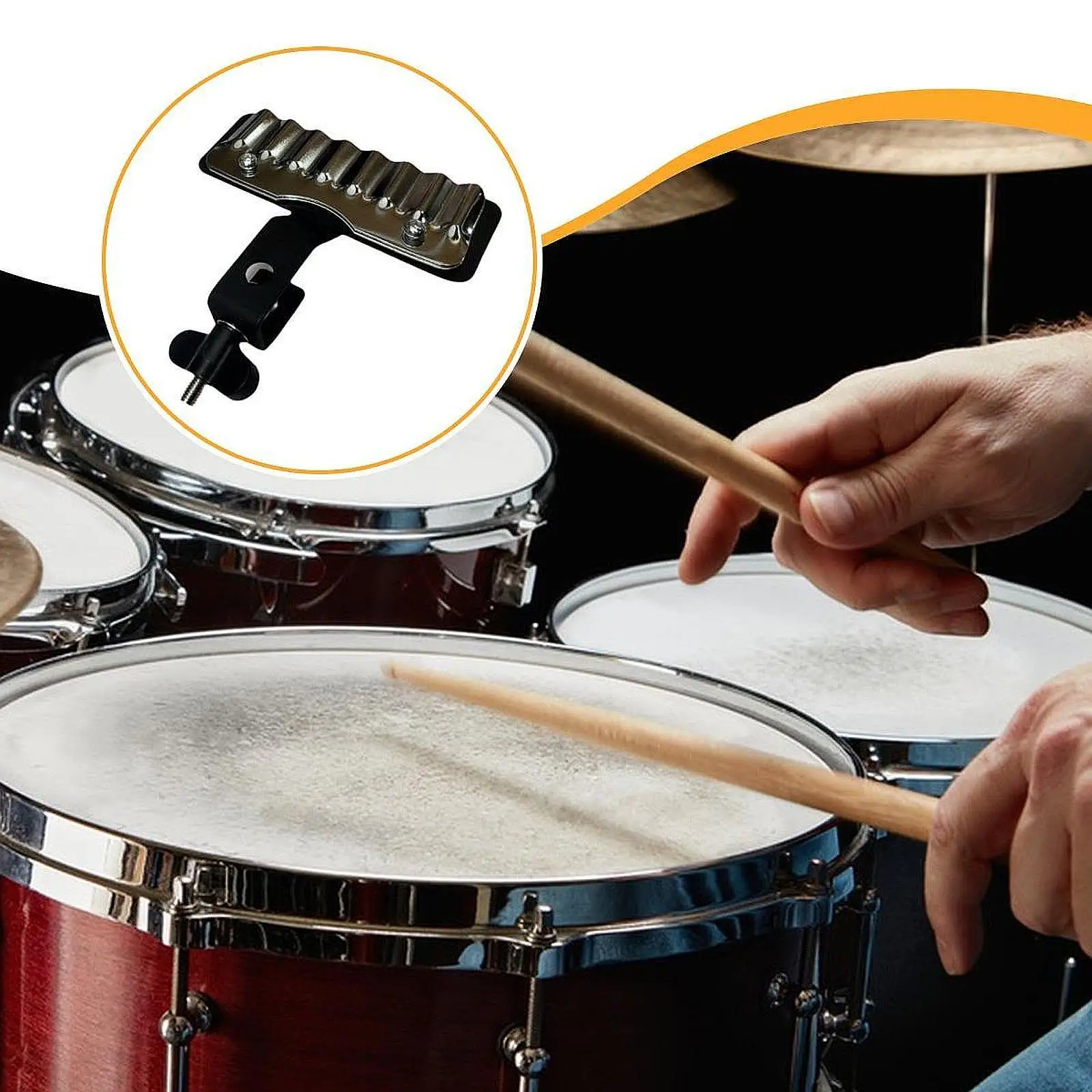Durable Percussion Crasher Sturdy Steel Sound Effect Instrument Accessory for Percussion Rigs and Drummers
Durable Percussion Crasher Sturdy Steel Sound Effect Instrument Accessory for Percussion Rigs and Drummers