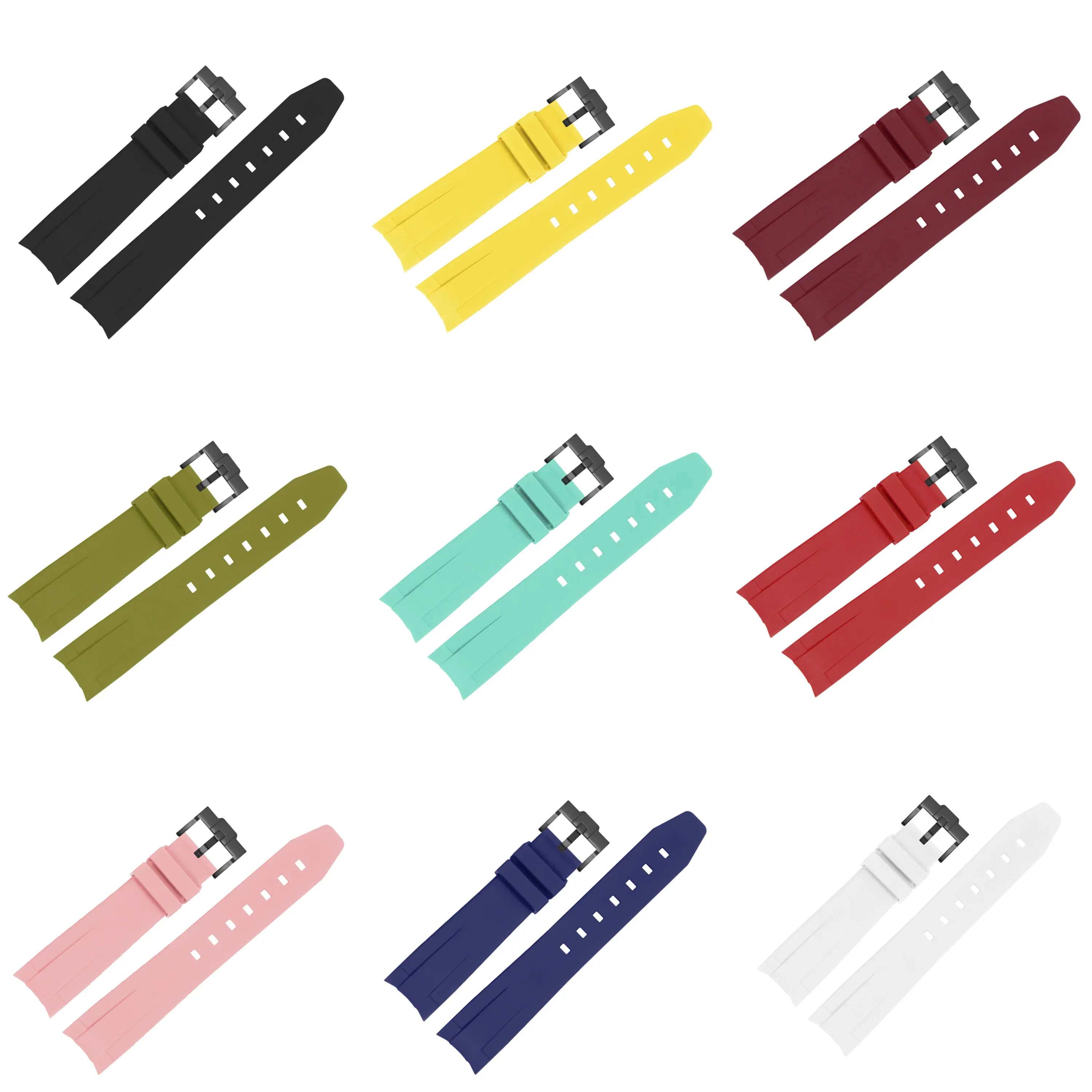 20mm Rubber Strap Replacement Submariner Yacht-Master Rubber OEM Strap Watch Accessories Custom Watch
20mm Rubber Strap Replacement Submariner Yacht-Master Rubber OEM Strap Watch Accessories Custom Watch