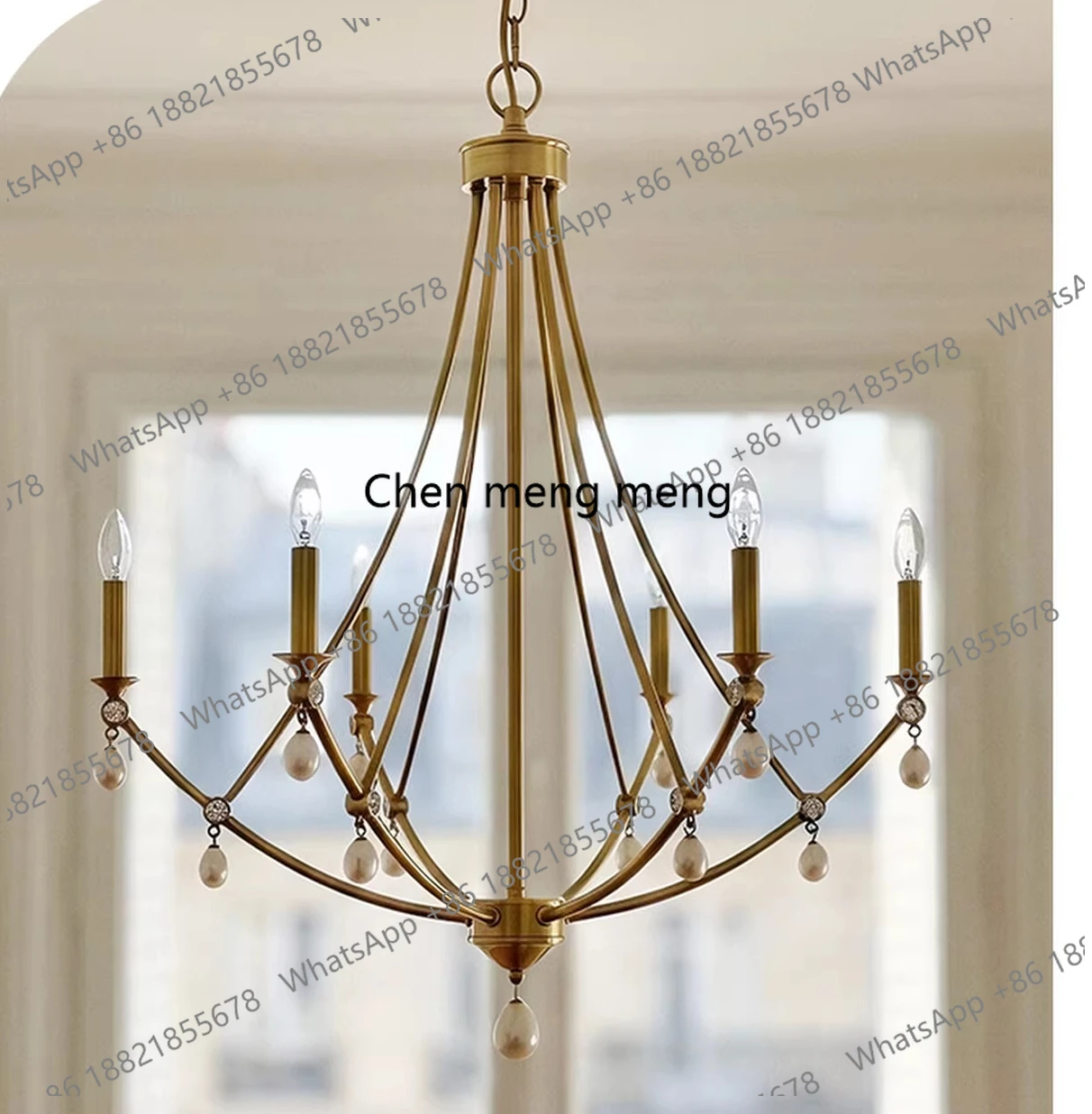 French retro candle chandelier bedroom dining room chandelier American retro high-end medieval style
French retro candle chandelier bedroom dining room chandelier American retro high-end medieval style