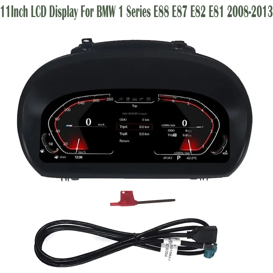 11Inch LCD Display Screen For BMW 1 Series E88 E87 E82 E81 2008-2013 Digital Instrument Cluster LCD Dashboard Panel Speedometer
11Inch LCD Display Screen For BMW 1 Series E88 E87 E82 E81 2008-2013 Digital Instrument Cluster LCD Dashboard Panel Speedometer