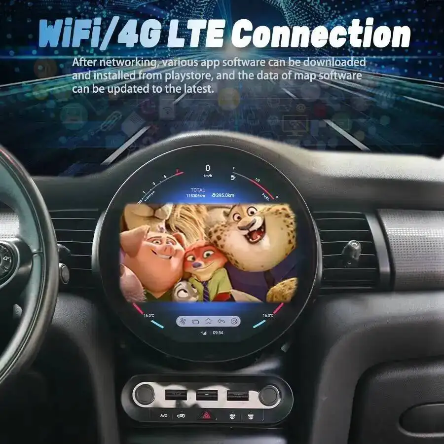 11.8" For BMW Mini One F55 Cooper F56 Clubman F54 2014-2020 Wireless Carplay GPS Stereo 4G WiFi Android Auto Multimedia Player
11.8" For BMW Mini One F55 Cooper F56 Clubman F54 2014-2020 Wireless Carplay GPS Stereo 4G WiFi Android Auto Multimedia Player