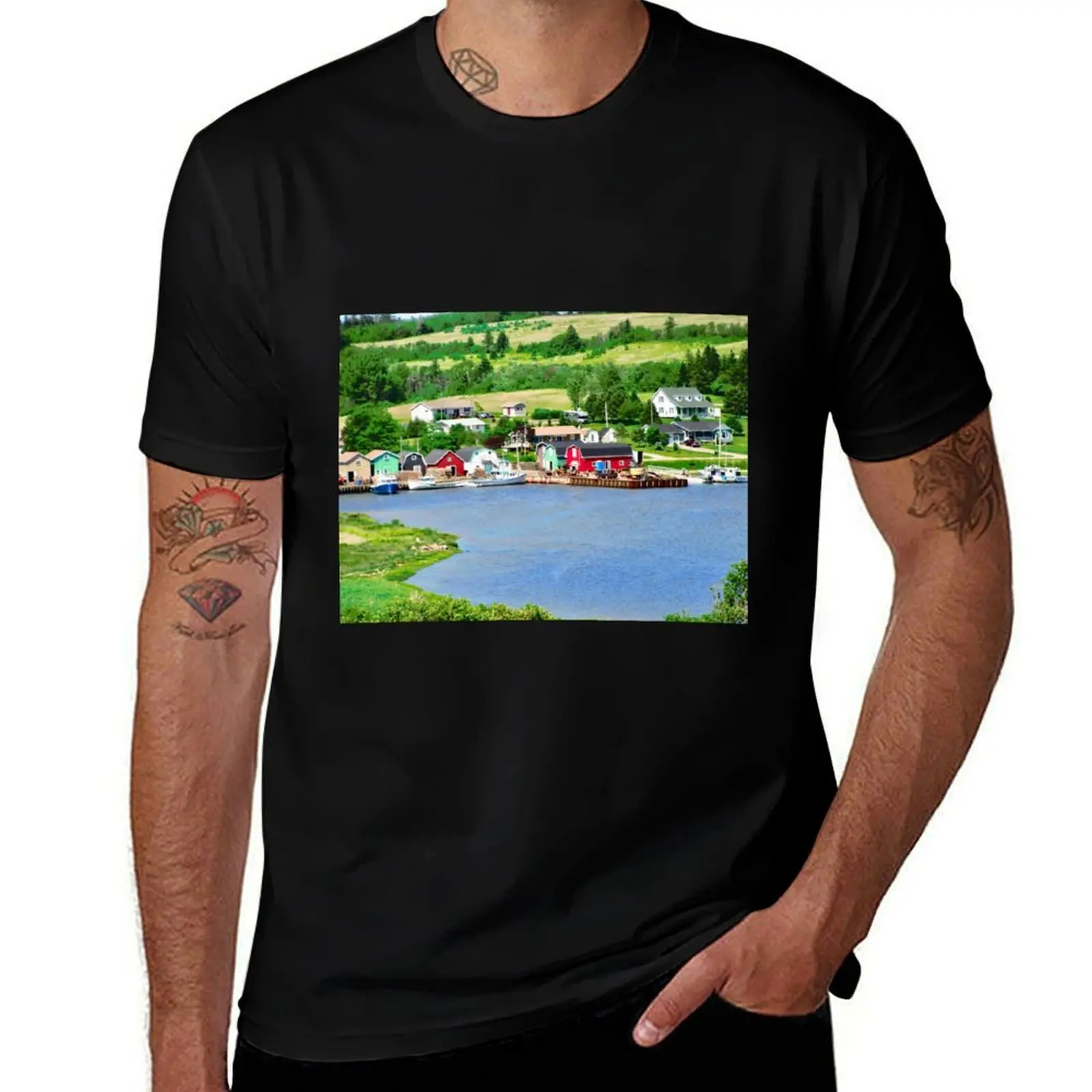 Fishing Village in PEI Canada T-Shirt Luxury man korean fashion graphic t shirt vintage kawaii clothes mens cotton t shirts
Fishing Village in PEI Canada T-Shirt Luxury man korean fashion graphic t shirt vintage kawaii clothes mens cotton t shirts