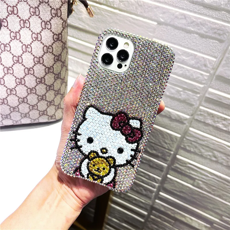 Hello Kitty for iPhone 13 Cover Luxury Full Diamond Phone Case 11 Personality Silicone XS Max Rhinestone iPhone 12 Pro Max
Hello Kitty for iPhone 13 Cover Luxury Full Diamond Phone Case 11 Personality Silicone XS Max Rhinestone iPhone 12 Pro Max
