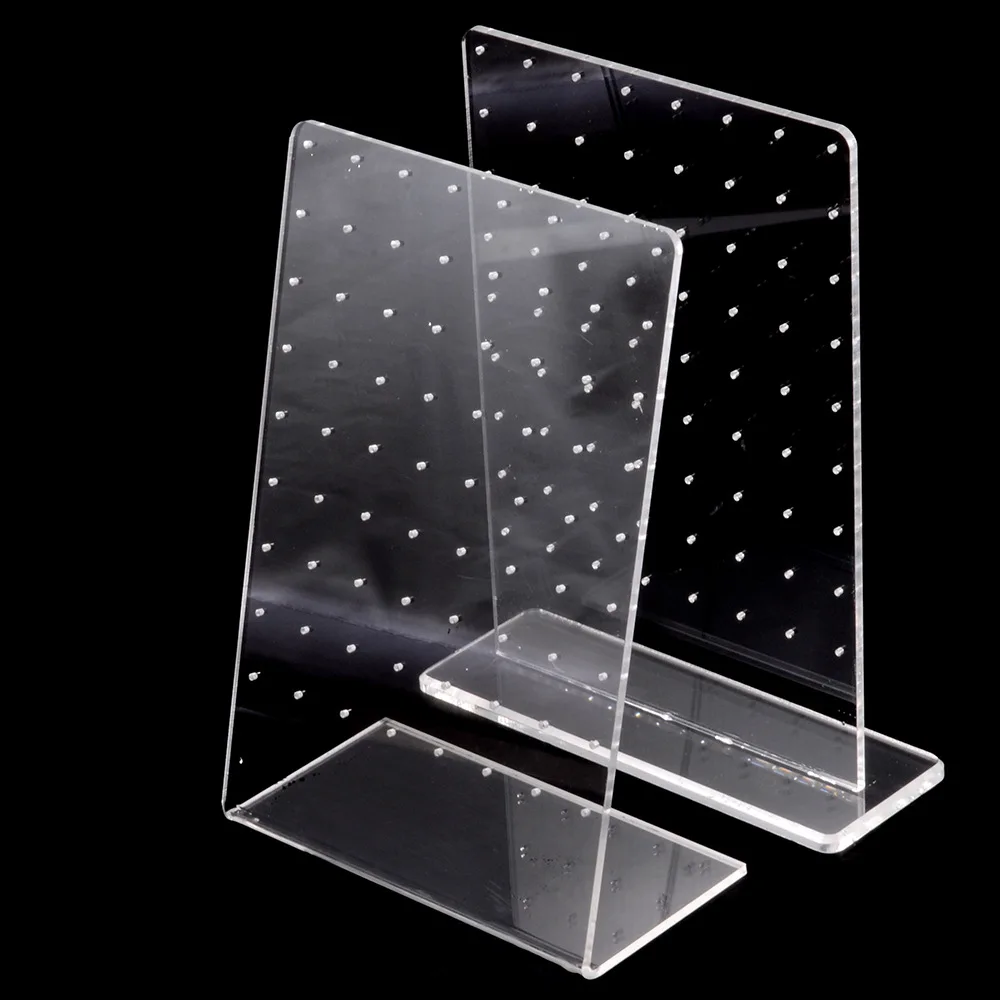 2Style Clear Acrylic Fashion Earrings Ear Studs Show Plastic Jewelry Display Rack Metal Stand Organizer Holder For Necklaces
2Style Clear Acrylic Fashion Earrings Ear Studs Show Plastic Jewelry Display Rack Metal Stand Organizer Holder For Necklaces