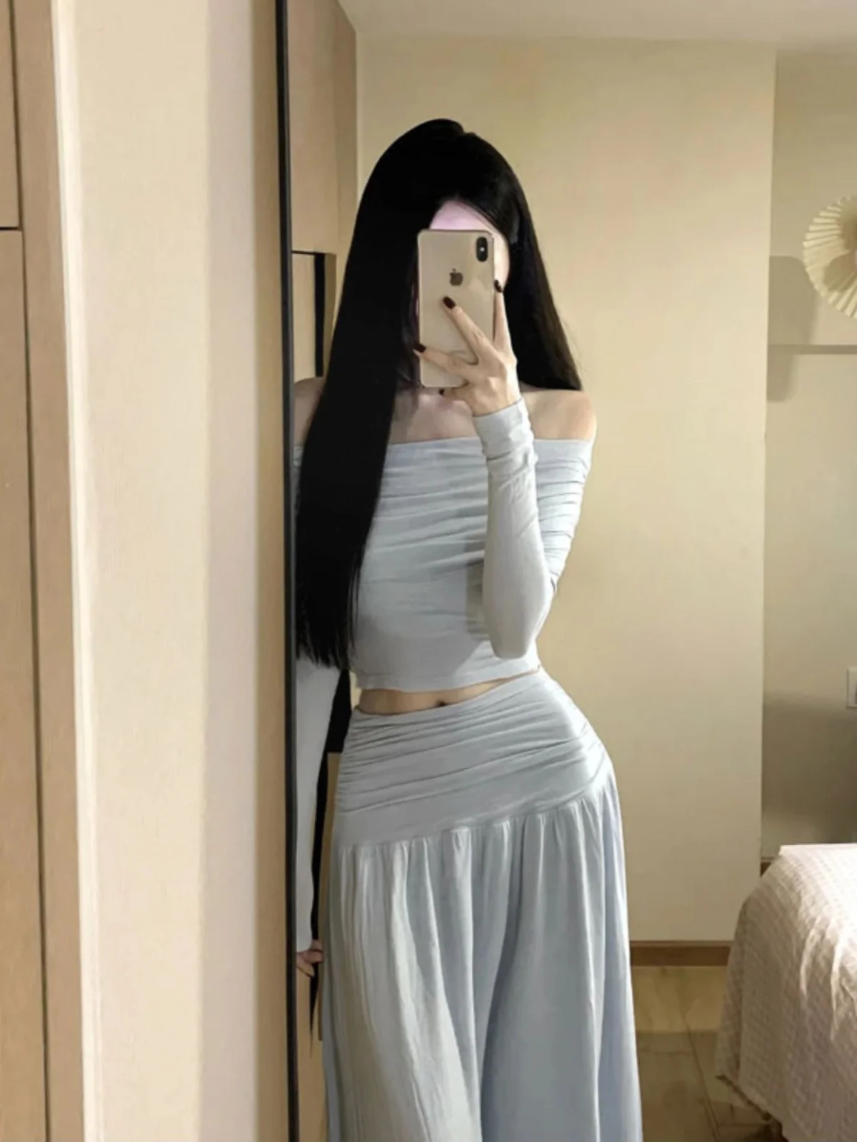 Sexy Sli Two-Piece Set Dr Unique Beautiful Cotton Long Sve T-irt And High Waist Skirt Spring Faion Body ape H...
Sexy Sli Two-Piece Set Dr Unique Beautiful Cotton Long Sve T-irt And High Waist Skirt Spring Faion Body ape H...