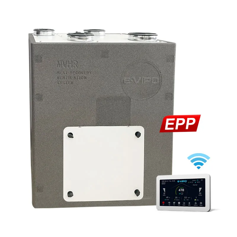 HVAC Heat Recovery System And Fresh Ar Ventilation System MVHR Mechanical Ventilation EPP Housing HRV With Bypass Damper
HVAC Heat Recovery System And Fresh Ar Ventilation System MVHR Mechanical Ventilation EPP Housing HRV With Bypass Damper