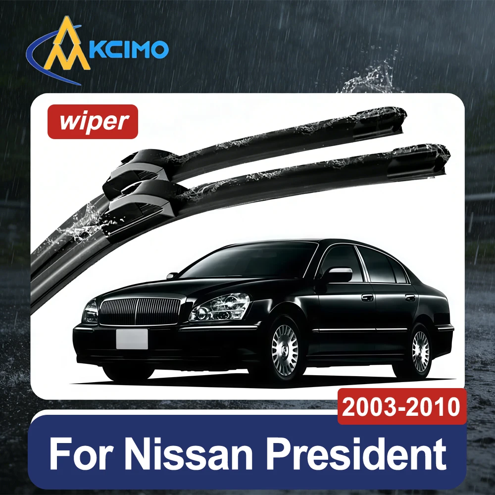 2-Piece Set Windshield Wipers For Nissan President PGF50 2003-2010 All-Weather Performance Front Wiper Blades Replacement
2-Piece Set Windshield Wipers For Nissan President PGF50 2003-2010 All-Weather Performance Front Wiper Blades Replacement