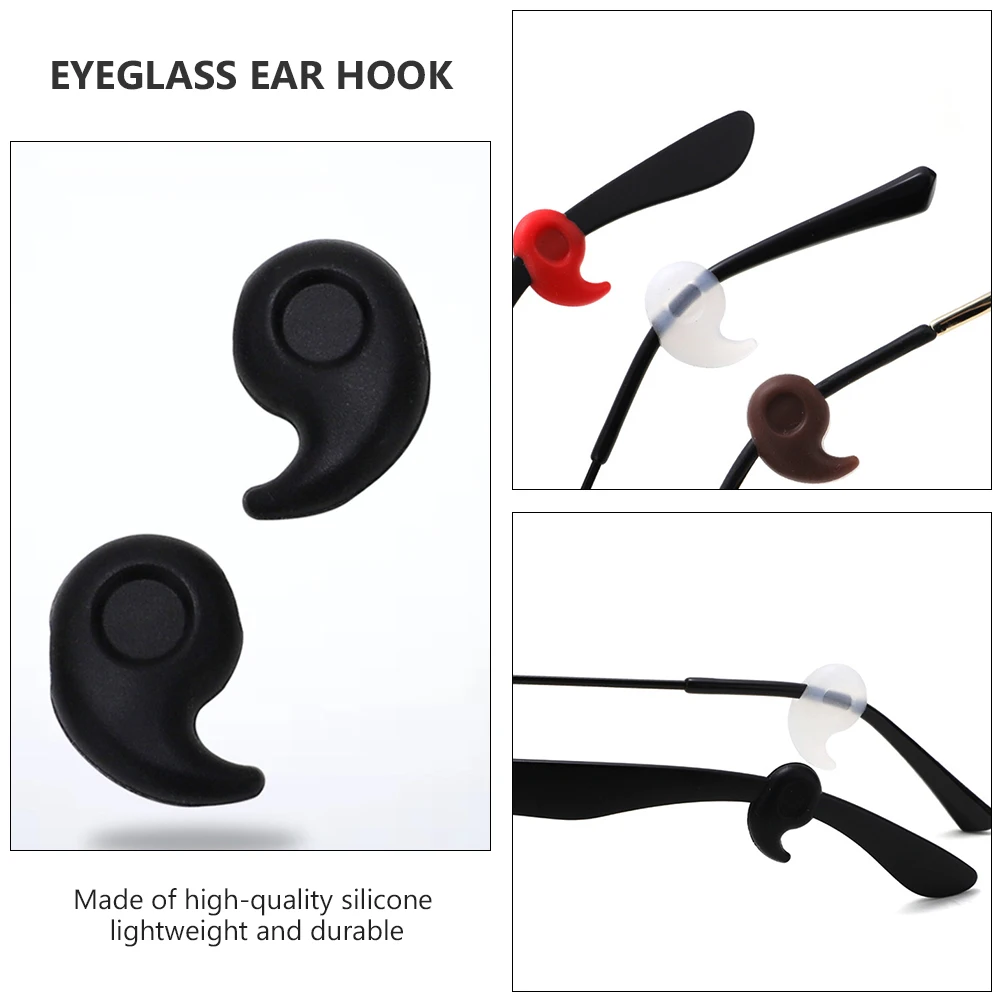 20 Pairs Ear Cuff Non-slip Earmuffs Temple Grips for Glasses Grippers Holder Hooks Nose Anti Eyeglasses Retainer
20 Pairs Ear Cuff Non-slip Earmuffs Temple Grips for Glasses Grippers Holder Hooks Nose Anti Eyeglasses Retainer