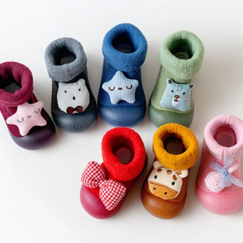Thickened baby socks, baby toddler shoes, thickened cartoon cute non-slip wear-resistant indoor floor shoes
Thickened baby socks, baby toddler shoes, thickened cartoon cute non-slip wear-resistant indoor floor shoes