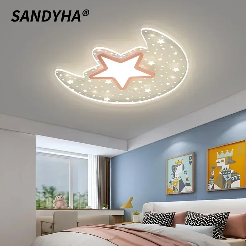 SANDYHA Modern Ceiling Light Children's Room Star Shaped Sky Glass Lampshade Led Lamp Living Room Bedroom Home Decor Lighting
SANDYHA Modern Ceiling Light Children's Room Star Shaped Sky Glass Lampshade Led Lamp Living Room Bedroom Home Decor Lighting