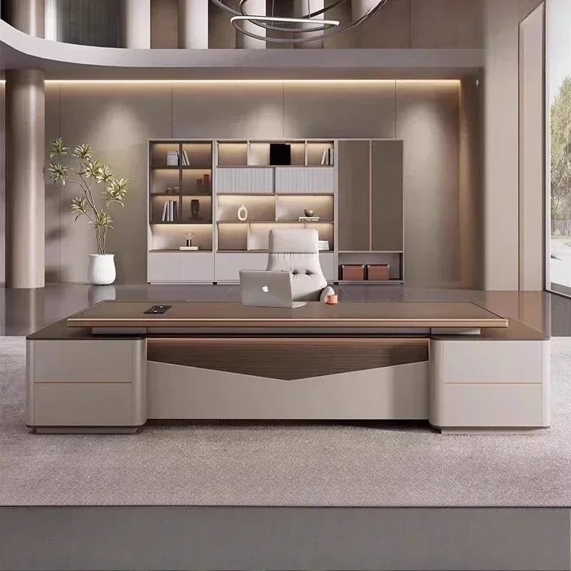 Luxury Office Desk Chair Manager Modern Executive Furniture With Hutch L Shape With Drawers Organizer Socket Writing Boss Desks
Luxury Office Desk Chair Manager Modern Executive Furniture With Hutch L Shape With Drawers Organizer Socket Writing Boss Desks