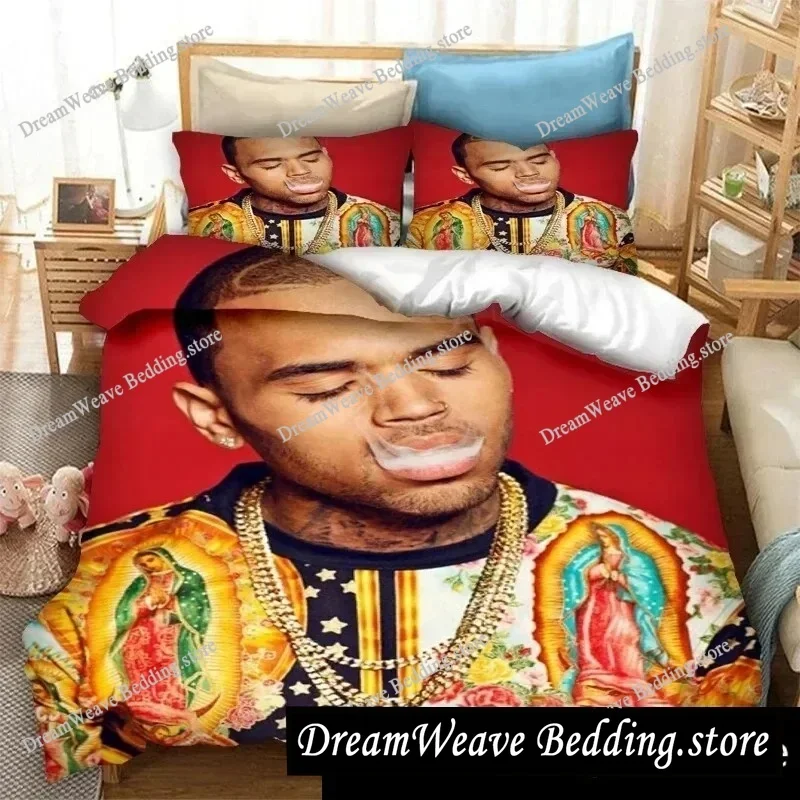 3D Print Rapper Chris Brown Bedding Set Double Twin King Duvet Cover Comforter Pillowcase Boys Girls Adults Bedroom
3D Print Rapper Chris Brown Bedding Set Double Twin King Duvet Cover Comforter Pillowcase Boys Girls Adults Bedroom