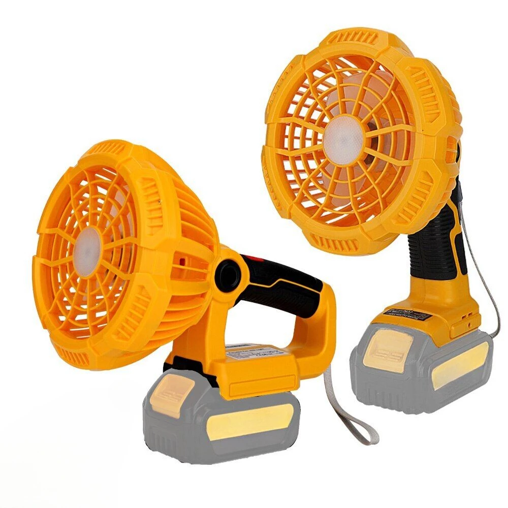 Cordless Fan for DEWALT 14.4-18V Li-ion Battery with LED Lantern Multifunction Jobsite Fan Portable Camping Fan 3 modes
Cordless Fan for DEWALT 14.4-18V Li-ion Battery with LED Lantern Multifunction Jobsite Fan Portable Camping Fan 3 modes
