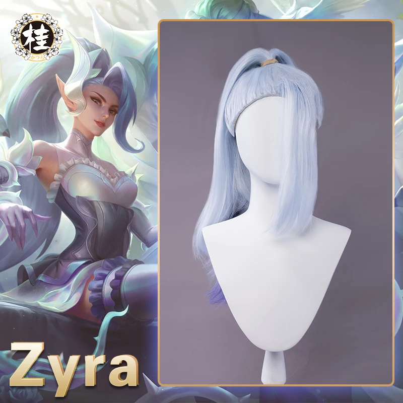 UWOWO League of Legends/LOL Zyra Cosplay Wig Crystal Rose Zyra Cosplay Wig 65cm White blue Ponytail Hair Halloween Cosplay Wigs
UWOWO League of Legends/LOL Zyra Cosplay Wig Crystal Rose Zyra Cosplay Wig 65cm White blue Ponytail Hair Halloween Cosplay Wigs