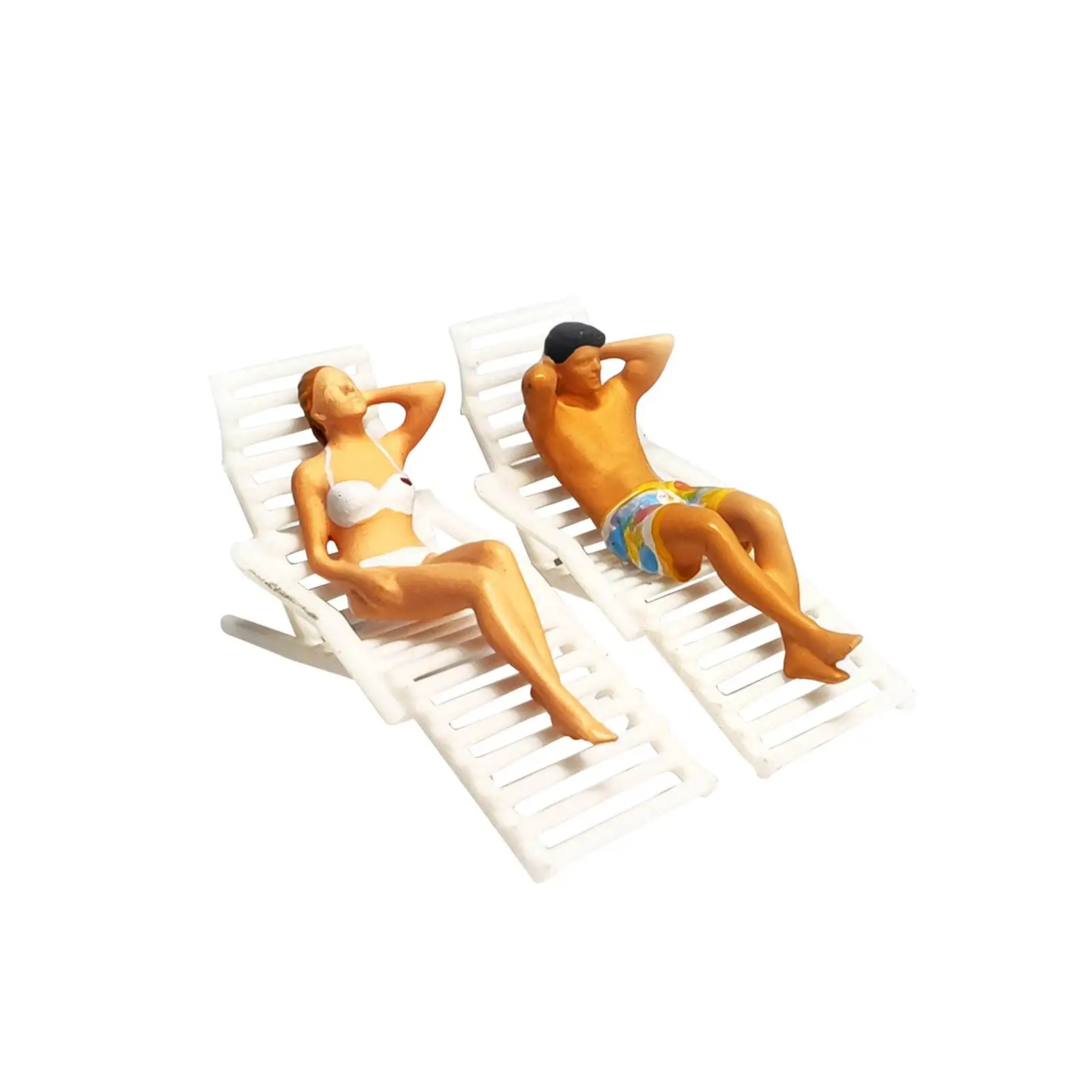 1:87 Scale Beach Lovers Set Model recliner Resin for Diorama Scenery Desktop Ornament
1:87 Scale Beach Lovers Set Model recliner Resin for Diorama Scenery Desktop Ornament