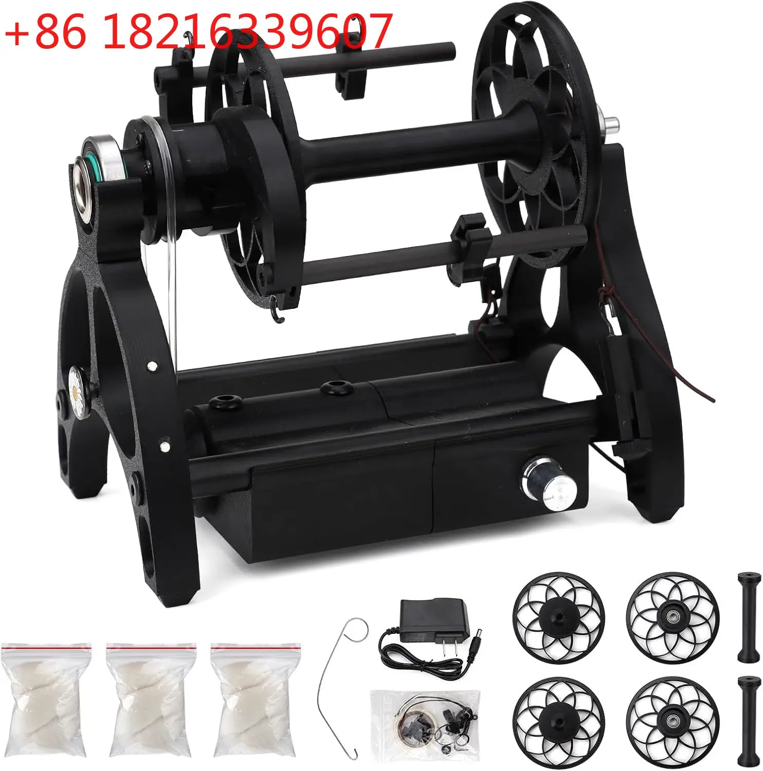 Electric spinning machine, Carbon fiber flywheel arm, 12V, Dog hair, Cat hair,wool, cotton, free speed adjustment, Z/S twist
Electric spinning machine, Carbon fiber flywheel arm, 12V, Dog hair, Cat hair,wool, cotton, free speed adjustment, Z/S twist